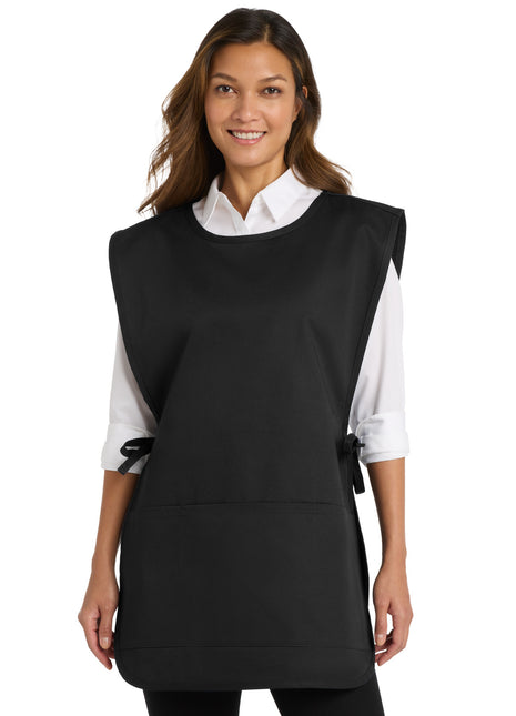 Port Authority® Easy Care Cobbler Apron with Stain Release. A705 - Black | Port Authority