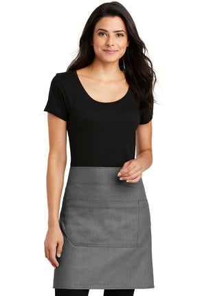 Port Authority ® Market Half Bistro Apron. A801 - Ash Grey | Port Authority