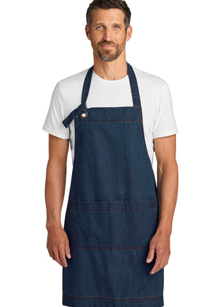 Port Authority® Signature Denim Apron A901 - Dark Denim | Port Authority