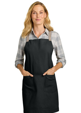 Port Authority®  Signature Heavy Twill Crossback Apron A902 - Deep Black | Port Authority