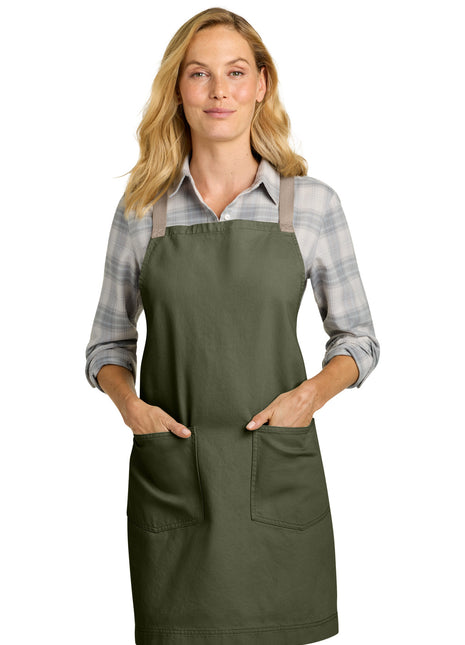 Port Authority®  Signature Heavy Twill Crossback Apron A902 - Olive Drab Green | Port Authority