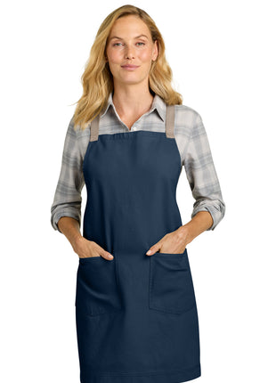 Port Authority®  Signature Heavy Twill Crossback Apron A902 - River Blue Navy | Port Authority