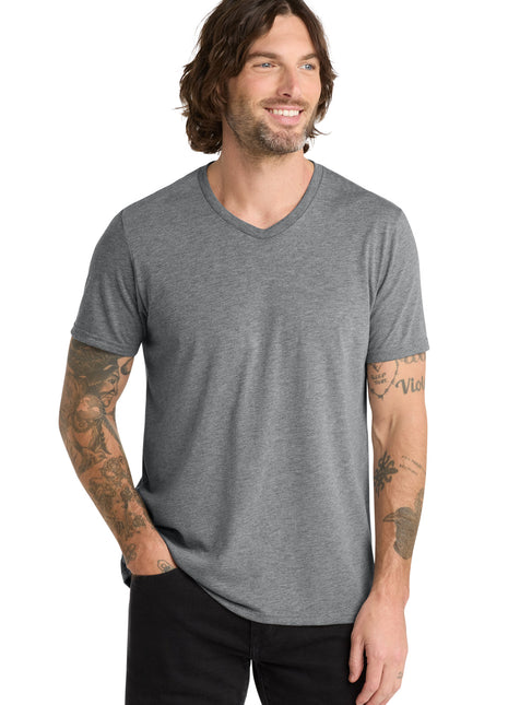 Allmade ® Unisex Tri-Blend V-Neck Tee AL2014 - Aluminum Grey | AllMade