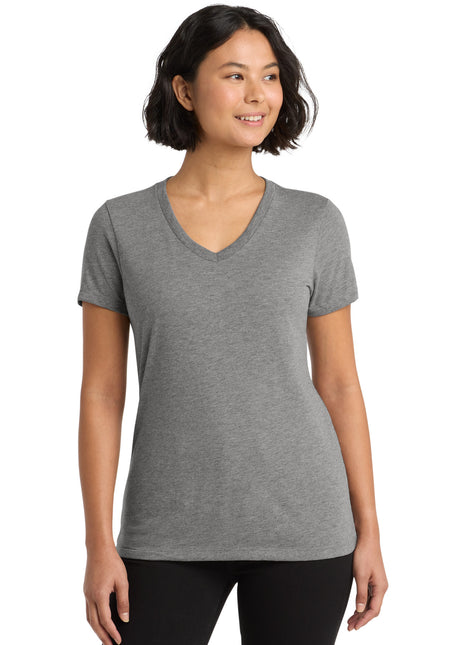 Allmade ® Women's Tri-Blend V-Neck Tee AL2018 - Aluminum Grey | AllMade