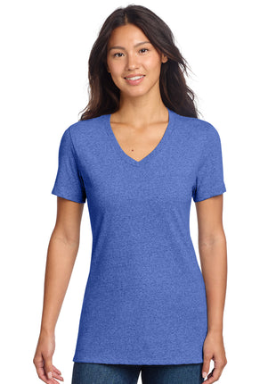 Allmade® Women's Recycled Blend V-Neck Tee AL2303 - Reused Royal Heather | AllMade