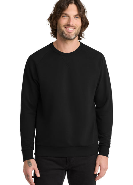 Allmade® Unisex Organic French Terry Crewneck Sweatshirt AL4004 - Deep Black | AllMade