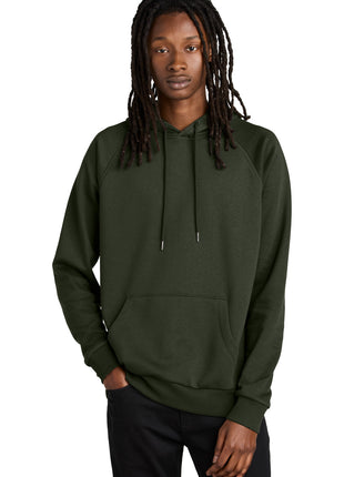 Allmade® Unisex Organic CVC Fleece Pullover Hoodie AL5000 - Herb Green | AllMade