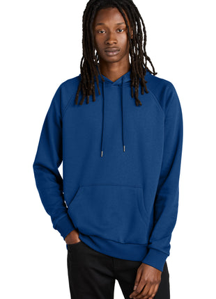 Allmade® Unisex Organic CVC Fleece Pullover Hoodie AL5000 - Open Water Blue | AllMade