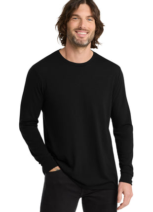 Allmade ® Unisex Tri-Blend Long Sleeve Tee AL6004 - Deep Black | AllMade