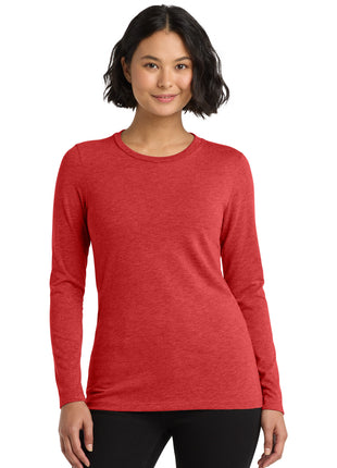 Allmade ®  Women's Tri-Blend Long Sleeve Tee AL6008 - Rise Up Red | AllMade