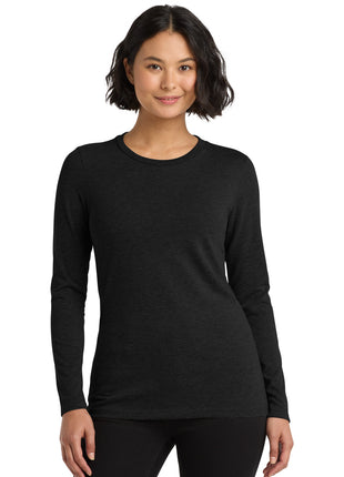 Allmade ®  Women's Tri-Blend Long Sleeve Tee AL6008 - Space Black | AllMade