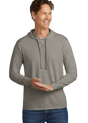 Allmade® Unisex Mineral Dye Organic Cotton Hoodie Tee AL6305 - Driftwood Grey | AllMade