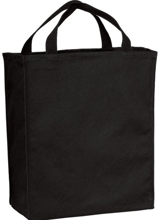 Port Authority® Ideal Twill Grocery Tote.  B100 - Black | Port Authority