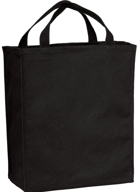 Port Authority® Ideal Twill Grocery Tote.  B100 - Black | Port Authority