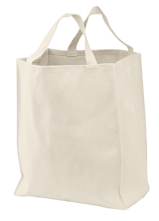 Port Authority® Ideal Twill Grocery Tote.  B100 - Natural | Port Authority