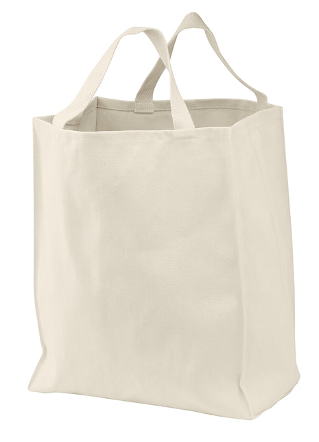 Port Authority® Ideal Twill Grocery Tote.  B100 - Natural | Port Authority