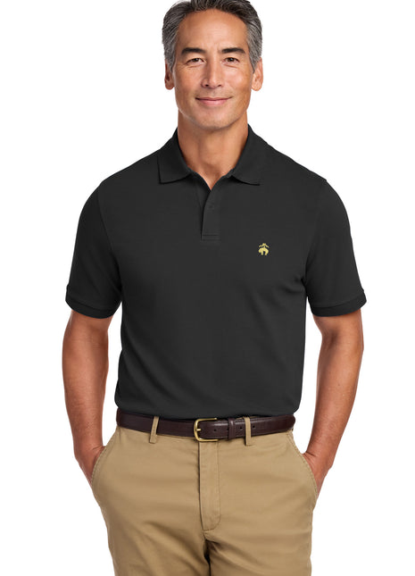 Brooks Brothers® Pima Cotton Pique Polo BB18200 - Deep Black | Brooks Brothers