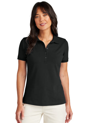 Brooks Brothers® Women's Pima Cotton Pique Polo BB18201 - Deep Black | Brooks Brothers