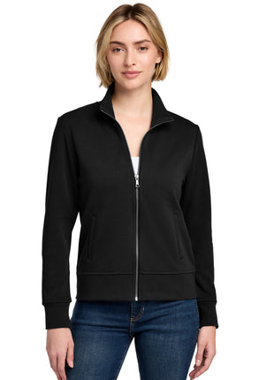 Brooks Brothers® Women's Double-Knit Full-Zip BB18211 - Deep Black | Brooks Brothers