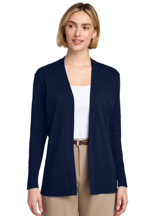 Brooks Brothers® Women's Cotton Stretch Long Cardigan Sweater BB18403 - Navy Blazer | Brooks Brothers