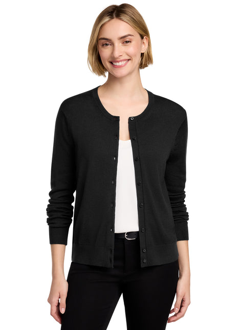 Brooks Brothers® Women's Washable Merino Cardigan Sweater BB18413 - Deep Black | Brooks Brothers