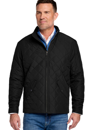 Brooks Brothers® Quilted Jacket BB18600 - Deep Black | Brooks Brothers