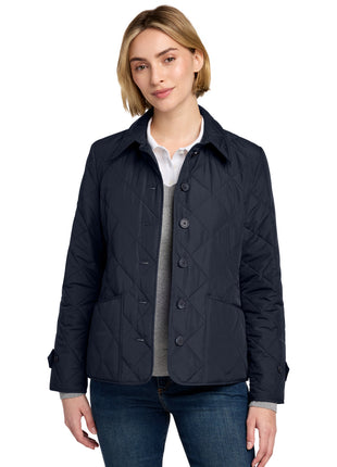 Brooks Brothers® Women's Quilted Jacket BB18601 - Night Navy | Brooks Brothers
