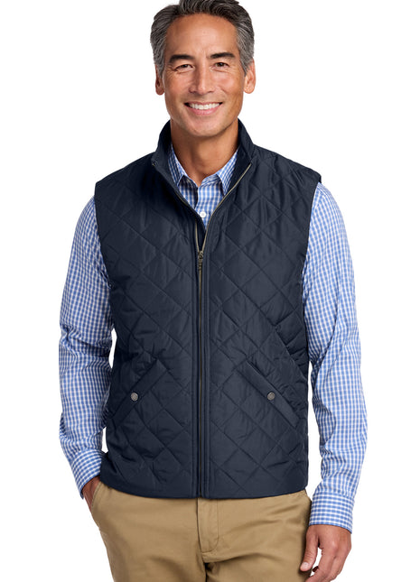 Brooks Brothers® Quilted Vest BB18602 - Night Navy | Brooks Brothers