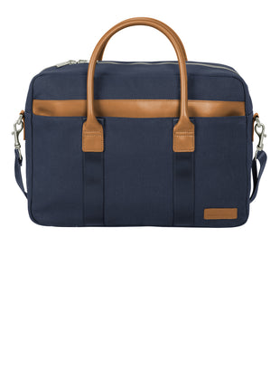 Brooks Brothers® Wells Briefcase BB18830 - Navy Blazer | Brooks Brothers