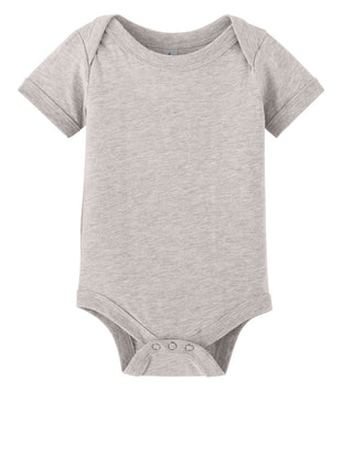 BELLA+CANVAS® Infant Jersey Short Sleeve One Piece BC100B - Heather Dust | Bella + Canvas