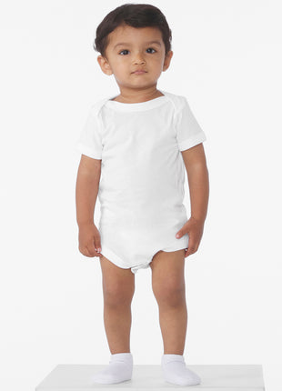 BELLA+CANVAS® Infant Jersey Short Sleeve One Piece BC100B - White | Bella + Canvas