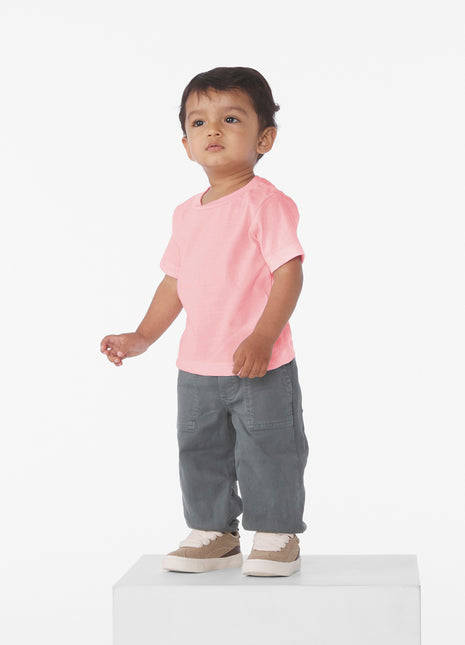 BELLA+CANVAS® Infant Jersey Short Sleeve Tee BC3001B - Pink | Bella + Canvas