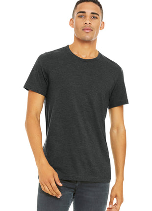 BELLA+CANVAS ® Unisex Heather CVC Short Sleeve Tee. BC3001CVC - Dark Grey Heather | Bella + Canvas