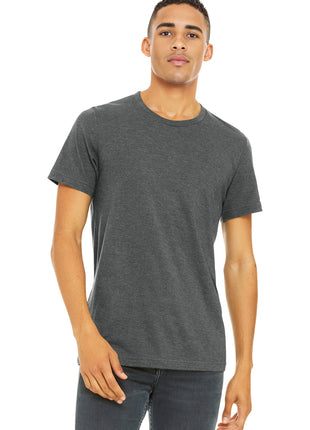 BELLA+CANVAS ® Unisex Heather CVC Short Sleeve Tee. BC3001CVC - Deep Heather | Bella + Canvas