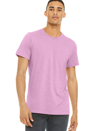BELLA+CANVAS ® Unisex Heather CVC Short Sleeve Tee. BC3001CVC - Heather Bubble Gum | Bella + Canvas