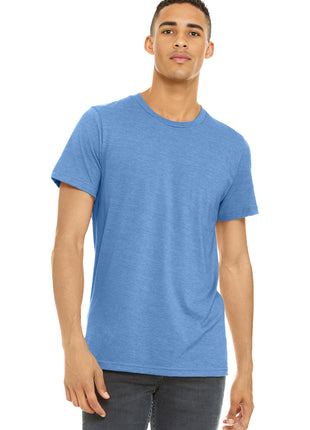 BELLA+CANVAS ® Unisex Heather CVC Short Sleeve Tee. BC3001CVC - Heather Carolina Blue | Bella + Canvas