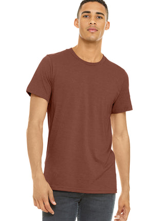 BELLA+CANVAS ® Unisex Heather CVC Short Sleeve Tee. BC3001CVC - Heather Clay | Bella + Canvas