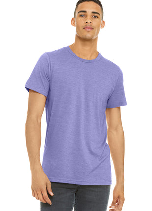 BELLA+CANVAS ® Unisex Heather CVC Short Sleeve Tee. BC3001CVC - Heather Dark Lavender | Bella + Canvas