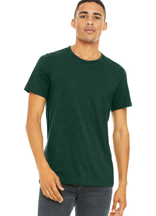 BELLA+CANVAS ® Unisex Heather CVC Short Sleeve Tee. BC3001CVC - Heather Emerald | Bella + Canvas