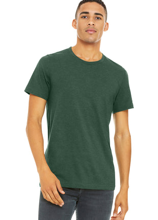BELLA+CANVAS ® Unisex Heather CVC Short Sleeve Tee. BC3001CVC - Heather Forest | Bella + Canvas