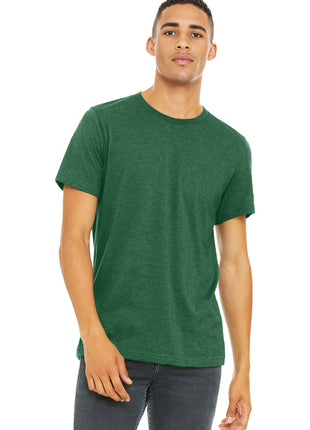 BELLA+CANVAS ® Unisex Heather CVC Short Sleeve Tee. BC3001CVC - Heather Grass Green | Bella + Canvas