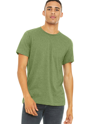 BELLA+CANVAS ® Unisex Heather CVC Short Sleeve Tee. BC3001CVC - Heather Green | Bella + Canvas