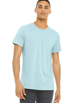 BELLA+CANVAS ® Unisex Heather CVC Short Sleeve Tee. BC3001CVC - Heather Ice Blue | Bella + Canvas