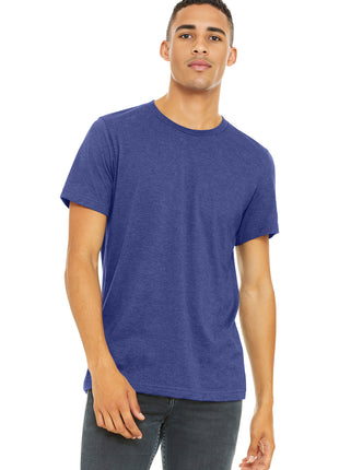 BELLA+CANVAS ® Unisex Heather CVC Short Sleeve Tee. BC3001CVC - Heather Lapis | Bella + Canvas