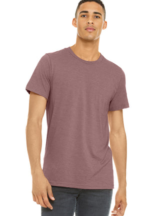BELLA+CANVAS ® Unisex Heather CVC Short Sleeve Tee. BC3001CVC - Heather Mauve | Bella + Canvas