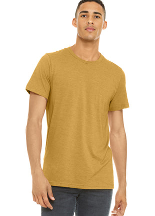 BELLA+CANVAS ® Unisex Heather CVC Short Sleeve Tee. BC3001CVC - Heather Mustard | Bella + Canvas