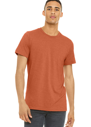 BELLA+CANVAS ® Unisex Heather CVC Short Sleeve Tee. BC3001CVC - Heather Orange | Bella + Canvas
