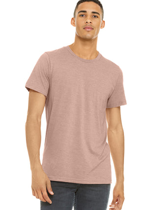 BELLA+CANVAS ® Unisex Heather CVC Short Sleeve Tee. BC3001CVC - Heather Peach | Bella + Canvas