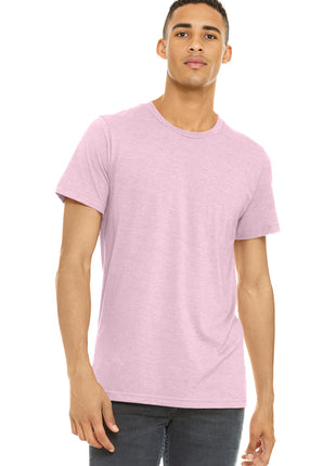 BELLA+CANVAS ® Unisex Heather CVC Short Sleeve Tee. BC3001CVC - Heather Pink | Bella + Canvas