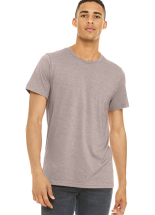 BELLA+CANVAS ® Unisex Heather CVC Short Sleeve Tee. BC3001CVC - Heather Pink Gravel | Bella + Canvas